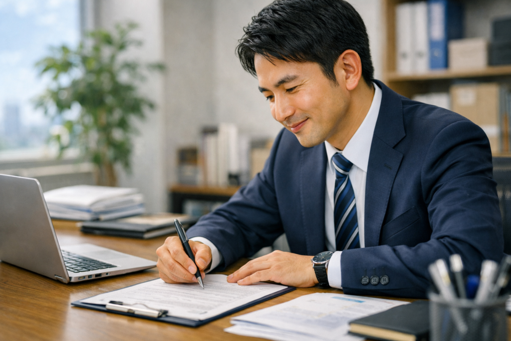 施工管理の志望動機を考える人